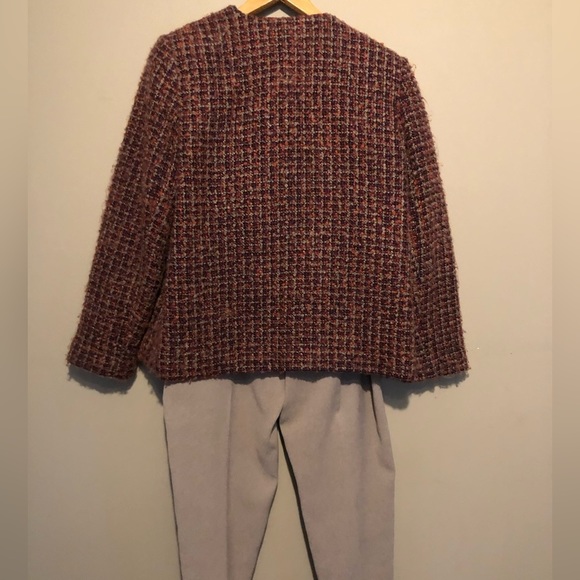 ALFRED DUNNER Vintage Blazer & Slacks Set, Tweed-Like - Picture 8 of 10